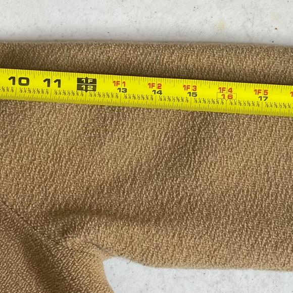 Vintage Swing 50s 60s Penn Craft Friezette Lovemans Wool Tweed Mink Coat USA M/L - Picture 11 of 16